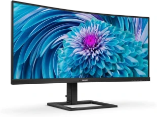 Philips Monitor PHILIPS 346E2CUAE/00 34"/VA,zakrivljen,21:9/3440x1440/100Hz/1ms MPRT/HDMI,DP,USB/visina/crna